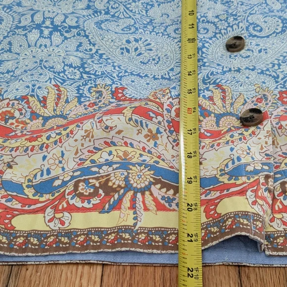 Lands' End Blue A-Line Knee-Length Skirt for Casual Wear - Picture 11 of 11